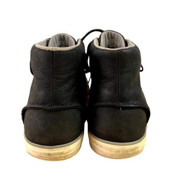 Keen Men's Timmons Chukka Boots 13 Black Soft Leather Lace Up Moc Toe Lace Up - Picture 4 of 14